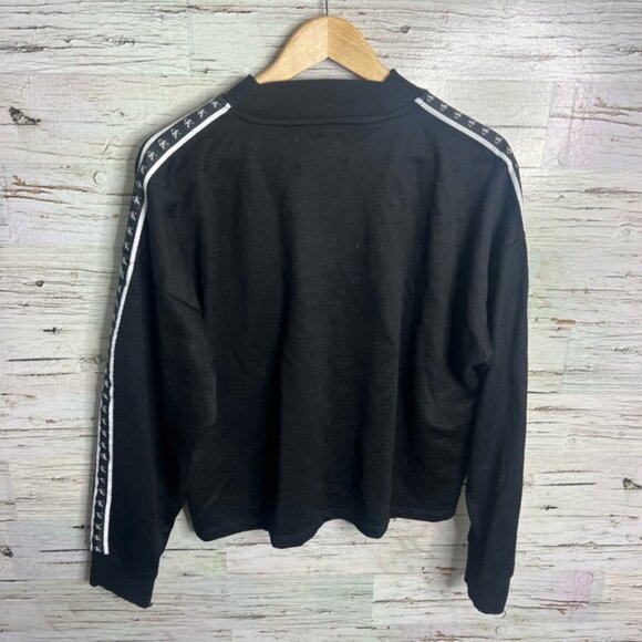 Calvin Klein quarter zip black white sweater pull over size xl - Picture 6 of 7
